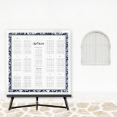 Élégant tableau de bord bleu Damas de la marine vi