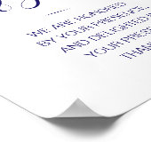 Élégant tableau de cartes et cadeaux Marine Mariag (Coin)