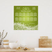 Élégant tableau de mariage assise Étincelant Vague (Cuisine)