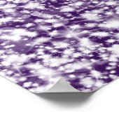 Élégant tableau de mariage Star Sparkle Purple (Coin)