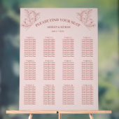 Élégant tableau de sièges floraux (Neutre)