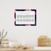 Élégant tableau de sièges Mariage à pinceau (Cuisine)