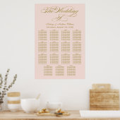 Élégant tableau de sièges Mariage de calligraphie  (Cuisine)