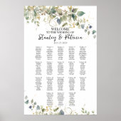 Elégant tableau de sièges mariage de verdure 18 ta (Devant)