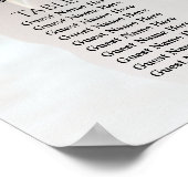 Élégant tableau de sièges mariage photo 11 tables (Coin)