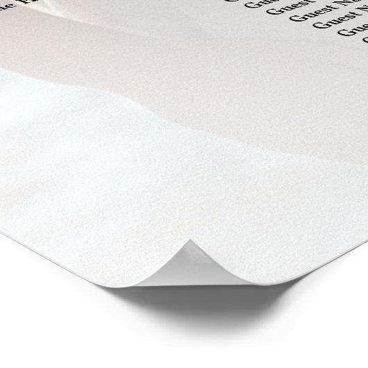 Élégant tableau de sièges mariage photo 13 tableau (Coin)