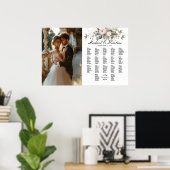 Elégant tableau de sièges mariage photo, 17 tables (Bureau à domicile)