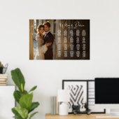 Elégant tableau de sièges mariage photo 20 tables (Bureau à domicile)