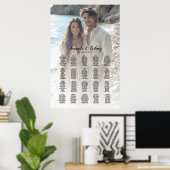 Elégant tableau de sièges mariage photo 20 tables (Bureau à domicile)