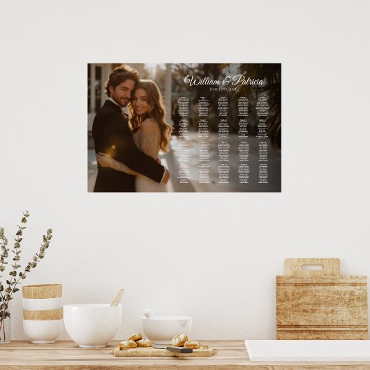 Elégant tableau de sièges mariage photo 20 tables (Cuisine)