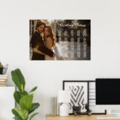 Elégant tableau de sièges mariage photo 20 tables (Bureau à domicile)