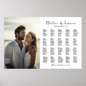 Elégant tableau de sièges mariage photo trouver vo (Devant)