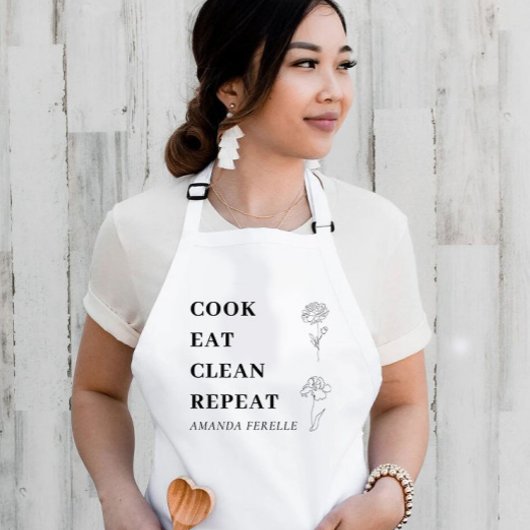 Élégant tablier Cuisine Personnalisée