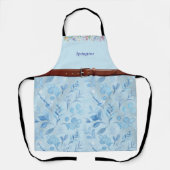 Élégant tablier de printemps bleu clair (Recto)