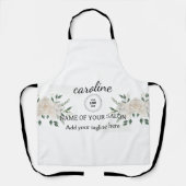 Élégant tablier floral (Recto)