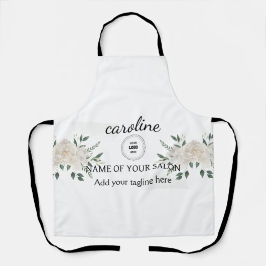 Élégant tablier floral (Recto)