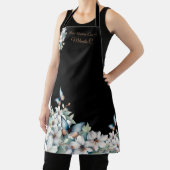 Élégant tablier floral et papillon (Insitu)