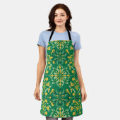 Élégant tablier Motif sans couture (Porté)