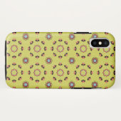 Elegant Tacha Bloemenpatroon Case-Mate iPhone Case (Achterkant (horizontaal))