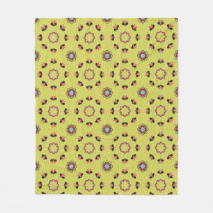Elegant Tacha Bloemenpatroon Fleece Deken