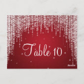 Elegant Tafelnummer Night Dazzle Red (Achterkant)