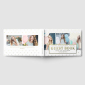Élégant Tag Foil Photo Graduation Livre d'invité (Complet)