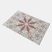 Élégant tapis de porte floral dentelle (Incliné)