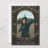 Elegant Tarot Afstuderen foto aankondiging Kaart (Voorkant)
