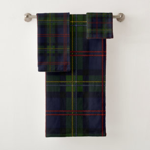 Élégant Tartan rustique violet vert Plaid