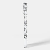 Elegant Tasteful Personalized Floral Drawing Case-Mate iPhone Case (Achterkant / Links)