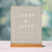 Elegant Taupe Cards And Gifts Wedding (Neutre)