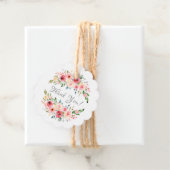 Elegant Tea Baby shower Favor Gift Label (In situ)