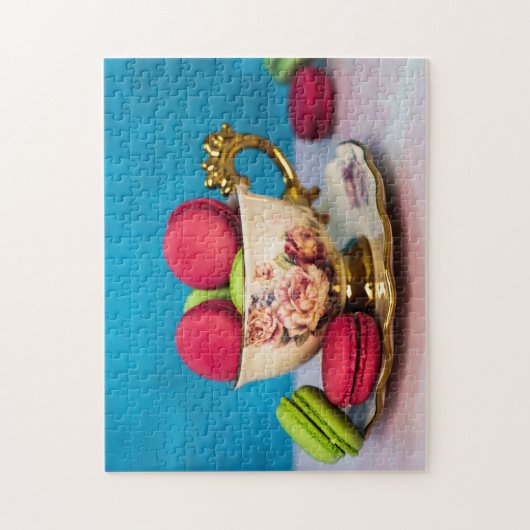 Elegant Tea Cup Legpuzzel (Verticaal)