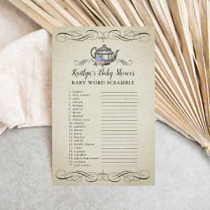 Elegant Tea Party BABY SHOWER