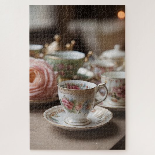Elegant Teacup Legpuzzel (Verticaal)