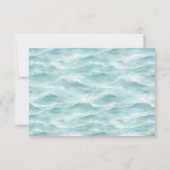 Elegant Teal Minimalist RSVP (Dos)
