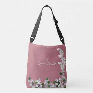 Elegant Team Bride Flowers op Roos Gold Crossbody Tas