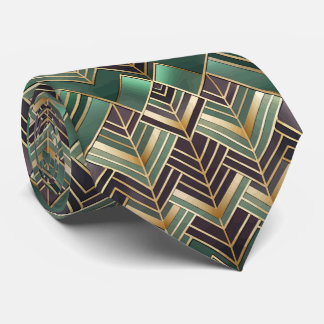 Elegant tegel Art Deco patroon Stropdas