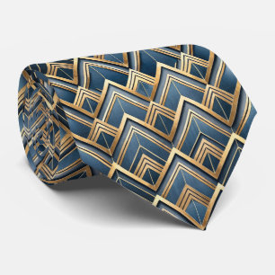 Elegant tegel Art Deco patroon Stropdas