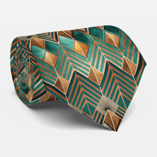 Elegant tegel Art Deco patroon Stropdas