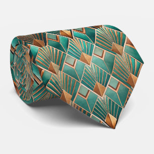 Elegant tegel Art Deco patroon Stropdas