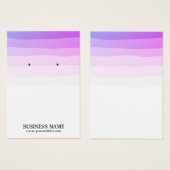 Élégant teintes violettes Porte-Affichage (Devant & derrière)