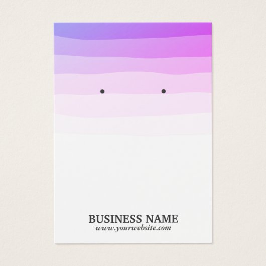 Élégant teintes violettes Porte-Affichage (Devant)