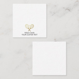 Elegant Tennis Gepersonaliseerde Stationery Notitiekaartje