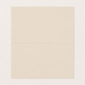 Élégant Tente Plier Carte de visite de script mode (Intérieur déplié)