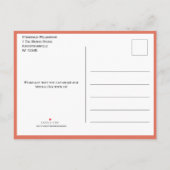 Elegant Terracotta sparen het Briefkaart van de Da (Achterkant)