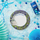 Elegant Texas Bluebonnet Wildflower Paper Bord (Feest)