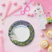 Elegant Texas Bluebonnet Wildflower Paper Bord (Feest)