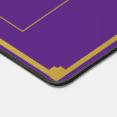 Elégant Texas Hold'em Purple Gold Poker Mat (Coin)