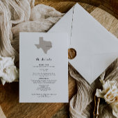 ELEGANT TEXAS Wedding Invitation Details